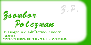 zsombor polczman business card